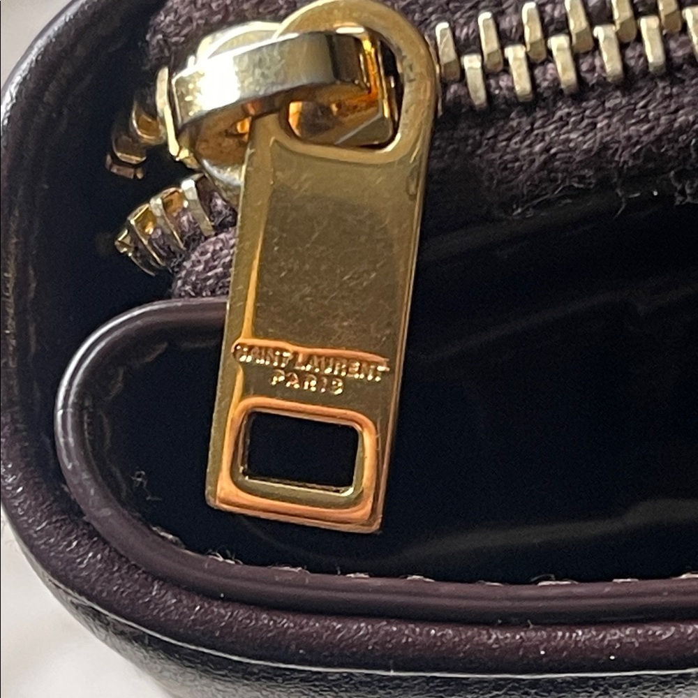 Saint Laurent Quilted Joan Zip Around Wallet - Picture 5 of 9